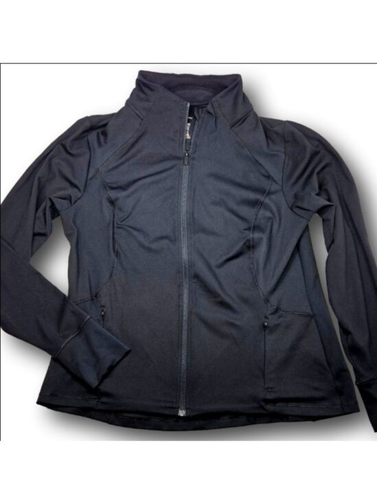 all in motion Tops - Women's All in Motion Black Full Zip Jacket XXL